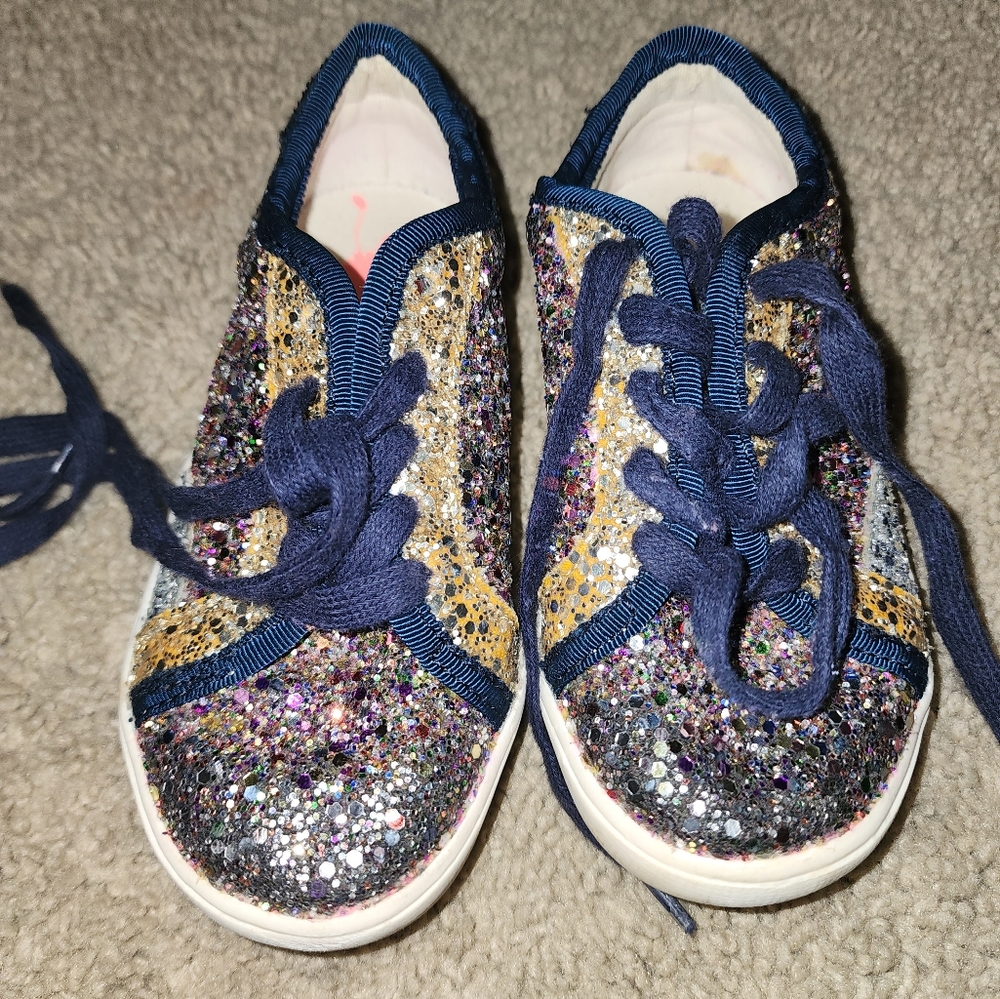 Crewcuts glitter girls shoes